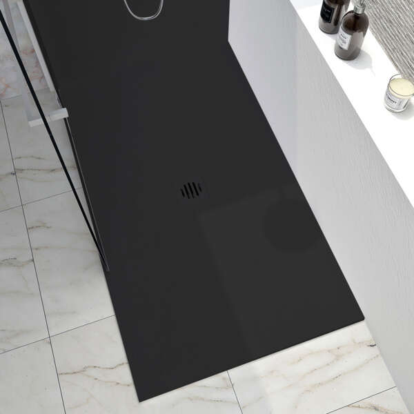 Base de douche en noir SLATE