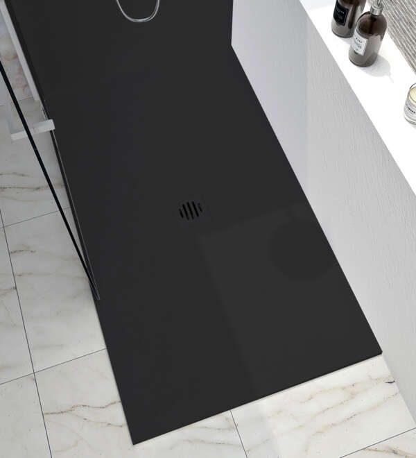 Base de douche en noir SLATE