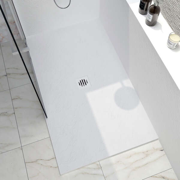 Base de douche en blanc SLATE
