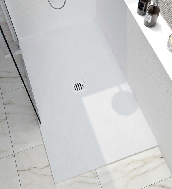 Base de douche en blanc SLATE