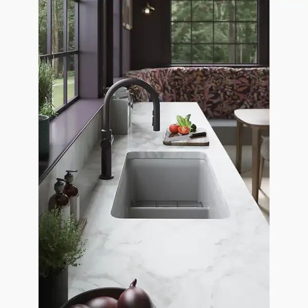 Évier de cuisine à double cuve en sous-surface – Image 3