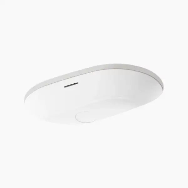 Lavabo de salle de bain ovale sous-surface BRAZN