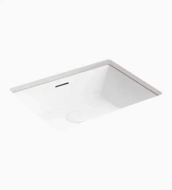BRAZN rectangular undermount bathroom sink