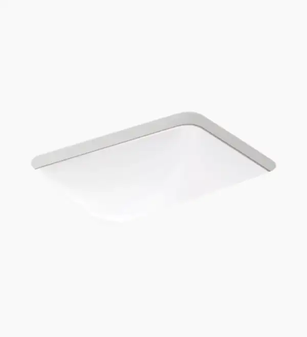 CAXTON rectangular undermount bathroom sink