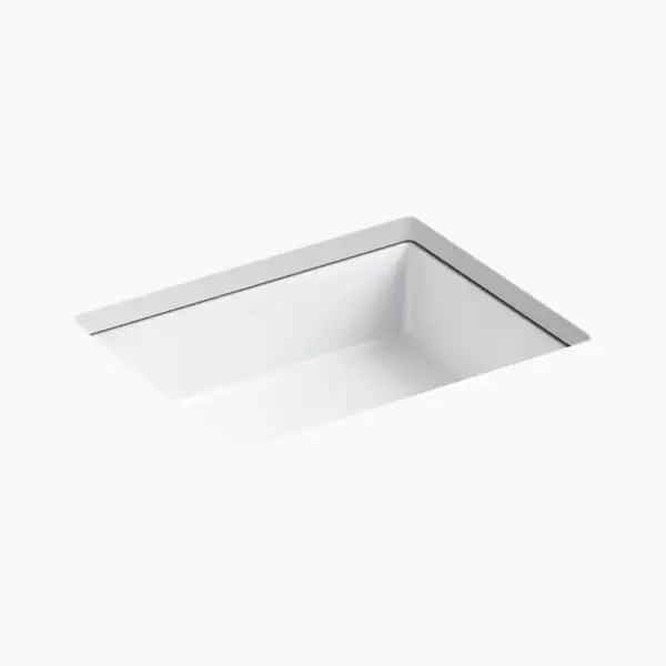 Lavabo de salle de bain rectangulaire sous-surface VERTICYL