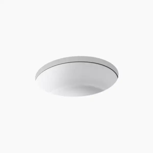 Lavabo de salle de bain rond en sous-surface VERTICYL