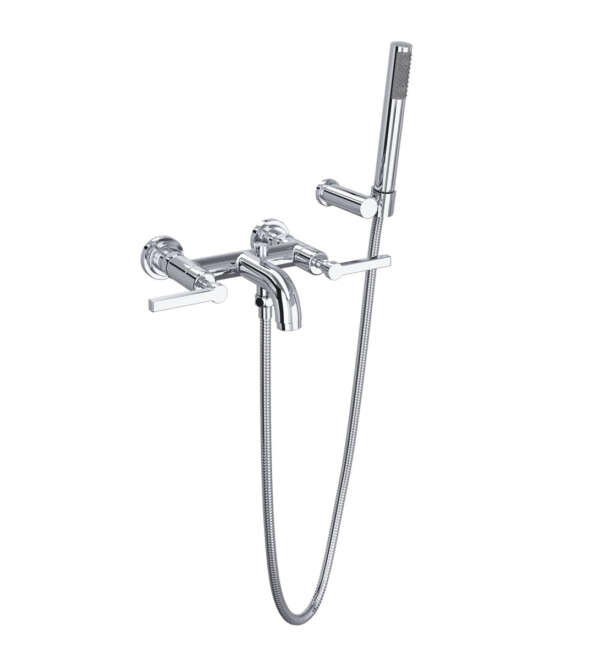 Robinet de bain mural avec douchette LOMBARDIA