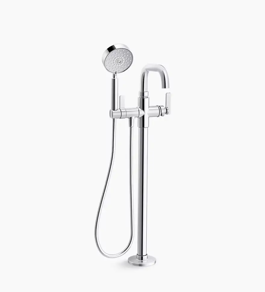 Robinet de bain sur pied avec douchette CASTIA