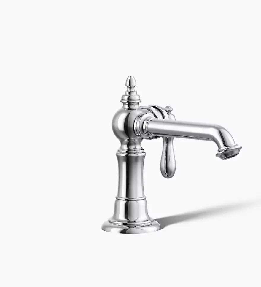 Robinet pour lavabo de salle de bain monotrou Artifacts couleur chrome