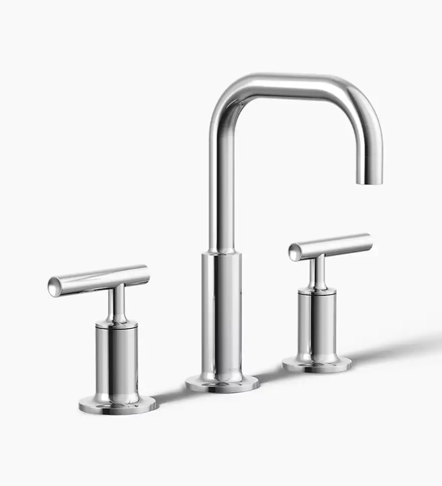 Robinet pour lavabo de salle de bain PURIST au fini chrome