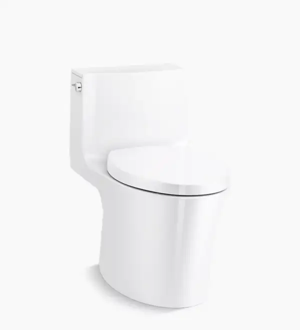 Toilette monopièce allongée compacte VEIL