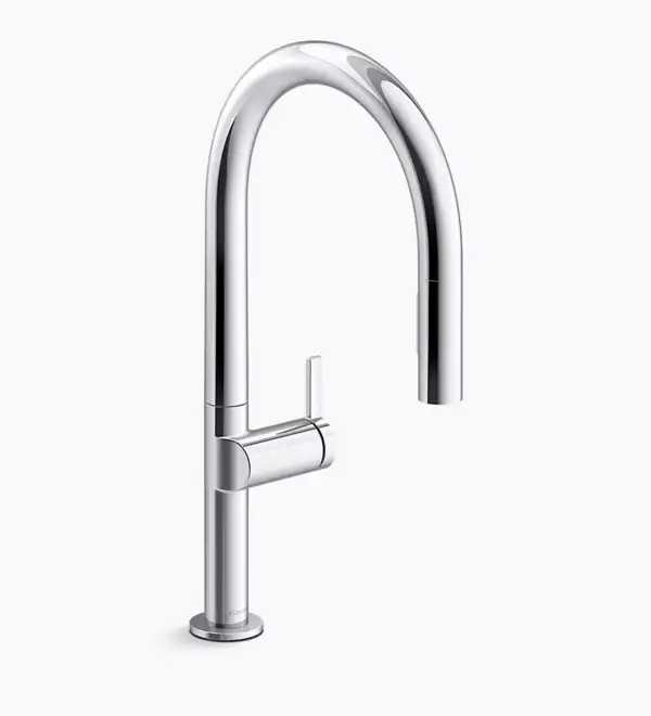 Robinet de cuisine rétractable à bec en C COMPONENTS