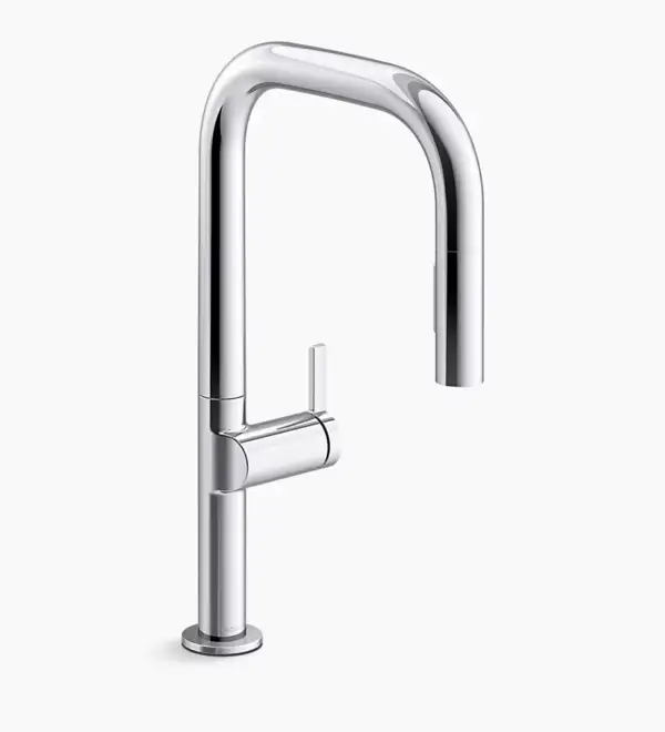 Robinet de cuisine rétractable à bec en U COMPONENTS